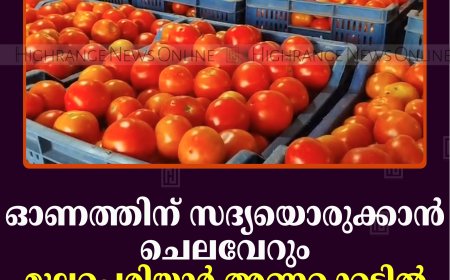 ഓണത്തിന് സദ്യയൊരുക്കാന്‍ ചെലവേറും: മുല്ലപ്പെരിയാര്‍ അണക്കെട്ടില്‍ വെള്ളമില്ലാത്തത് തമിഴ്നാട്ടിലെ പച്ചക്കറിക്കൃഷിക്ക് തിരിച്ചടി