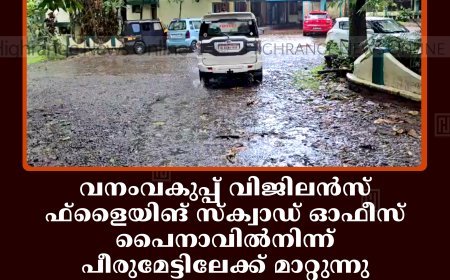 വനംവകുപ്പ് വിജിലന്‍സ് ഫ്‌ളൈയിങ് സ്‌ക്വാഡ് ഓഫീസ് പൈനാവില്‍നിന്ന് പീരുമേട്ടിലേക്ക് മാറ്റുന്നു: പുതിയ കെട്ടിടം നിര്‍മിക്കാന്‍ 5.35 കോടിയുടെ വായ്പ: അനാവശ്യ ധൂര്‍ത്തെന്ന് പരാതി