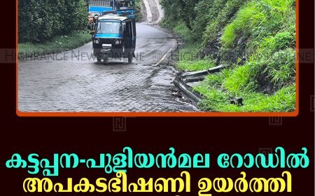 കട്ടപ്പന-പുളിയന്‍മല റോഡില്‍ അപകടഭീഷണി ഉയര്‍ത്തി ക്രാഷ് ബാരിയറുകള്‍   