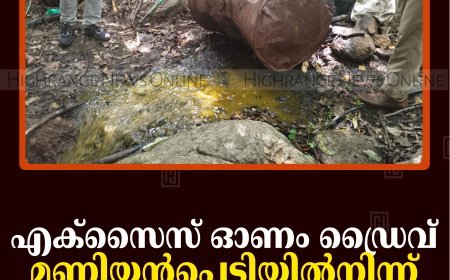 എക്‌സൈസ് ഓണം ഡ്രൈവ്: മണിയന്‍പെട്ടിയില്‍നിന്ന് 200 ലിറ്റര്‍ കോട കണ്ടെത്തി 