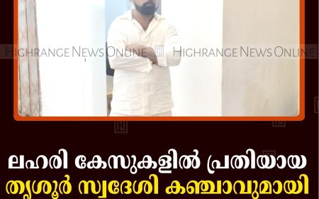 ലഹരി കേസുകളില്‍ പ്രതിയായ തൃശൂര്‍ സ്വദേശി കഞ്ചാവുമായി വലിയതോവാളയില്‍ പിടിയില്‍ 