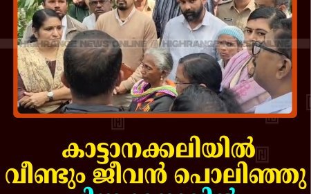 കാട്ടാനക്കലിയില്‍ വീണ്ടും ജീവന്‍ പൊലിഞ്ഞു: ചിന്നക്കനാലില്‍ പ്രതിഷേധവുമായി നാട്ടുകാര്‍