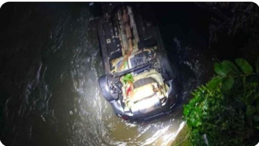 ഏലപ്പാറ നാലാം മൈലിൽ കാർ പുഴയിലേക്ക് മറിഞ്ഞ് യുവാവ് മരിച്ചു: 3 പേർക്ക് പരിക്ക് 