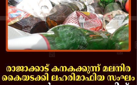 രാജാക്കാട് കനകക്കുന്ന് മലനിര കൈയടക്കി ലഹരിമാഫിയ സംഘം: നാട്ടുകാര്‍ പ്രക്ഷോഭത്തിന്