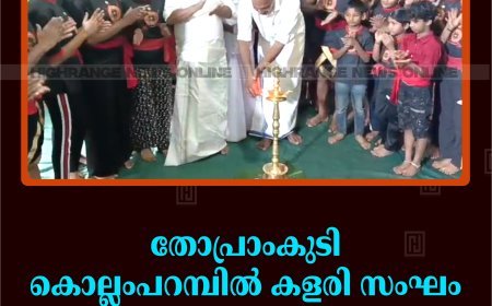 തോപ്രാംകുടി കൊല്ലംപറമ്പില്‍ കളരി സംഘം വാര്‍ഷികം ആഘോഷിച്ചു 