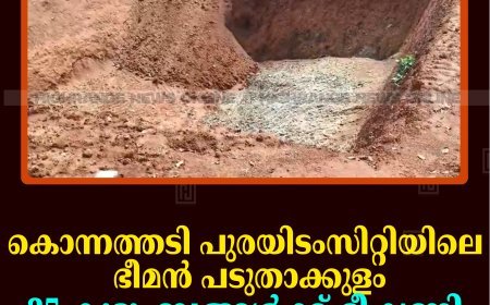 കൊന്നത്തടി പുരയിടംസിറ്റിയിലെ ഭീമന്‍ പടുതാക്കുളം 25 കുടുംബങ്ങള്‍ക്ക് ഭീഷണി 