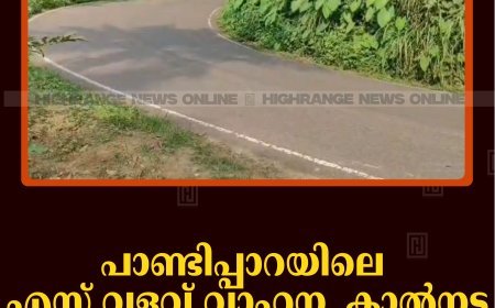 പാണ്ടിപ്പാറയിലെ എസ് വളവ് വാഹന, കാല്‍നട യാത്രികര്‍ക്ക് ഭീഷണി 