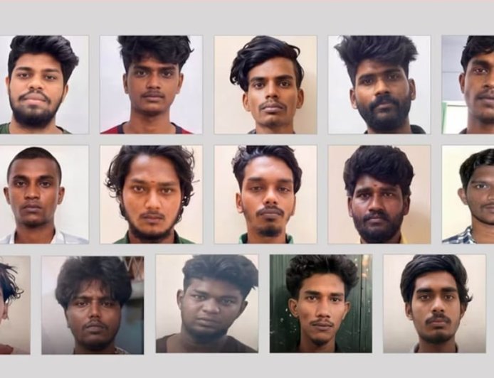 തമിഴ്‌നാട് തേനിയിലെ ജില്ലാ ജയിലില്‍നിന്ന് രക്ഷപെട്ട 17 പേരും പിടിയിൽ